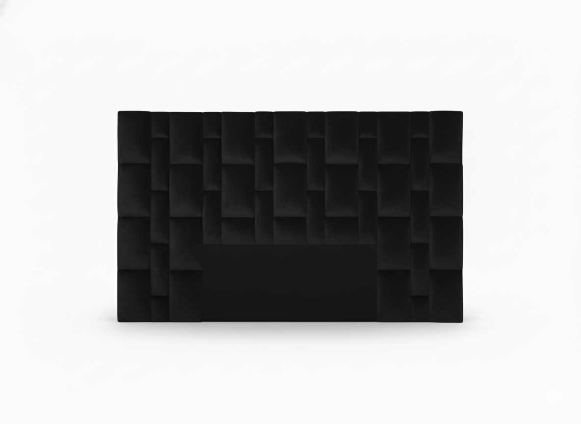 Elegant Velvet Elegant Design Extra Length Headboard