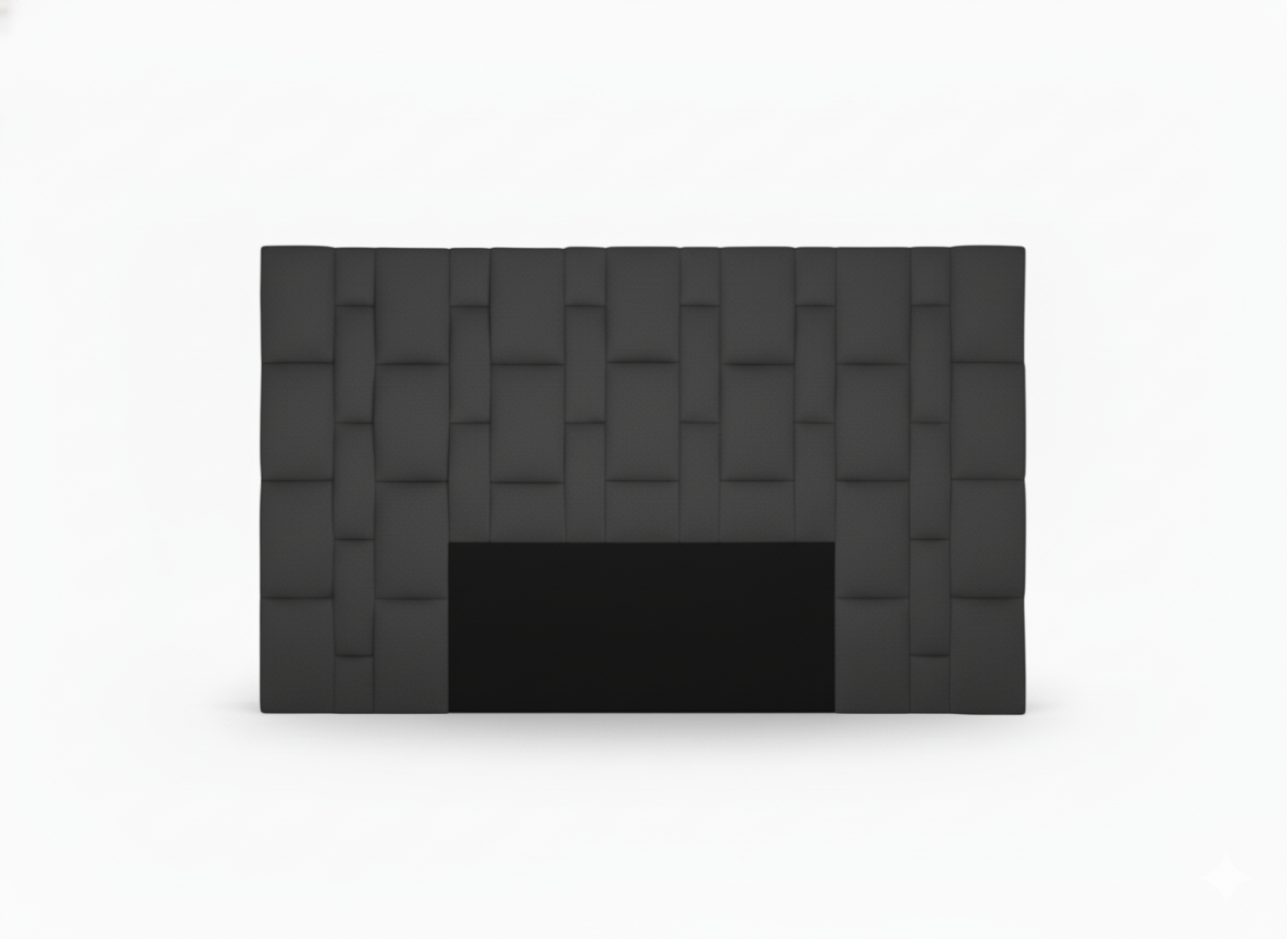 Elegant Velvet Elegant Design Extra Length Headboard