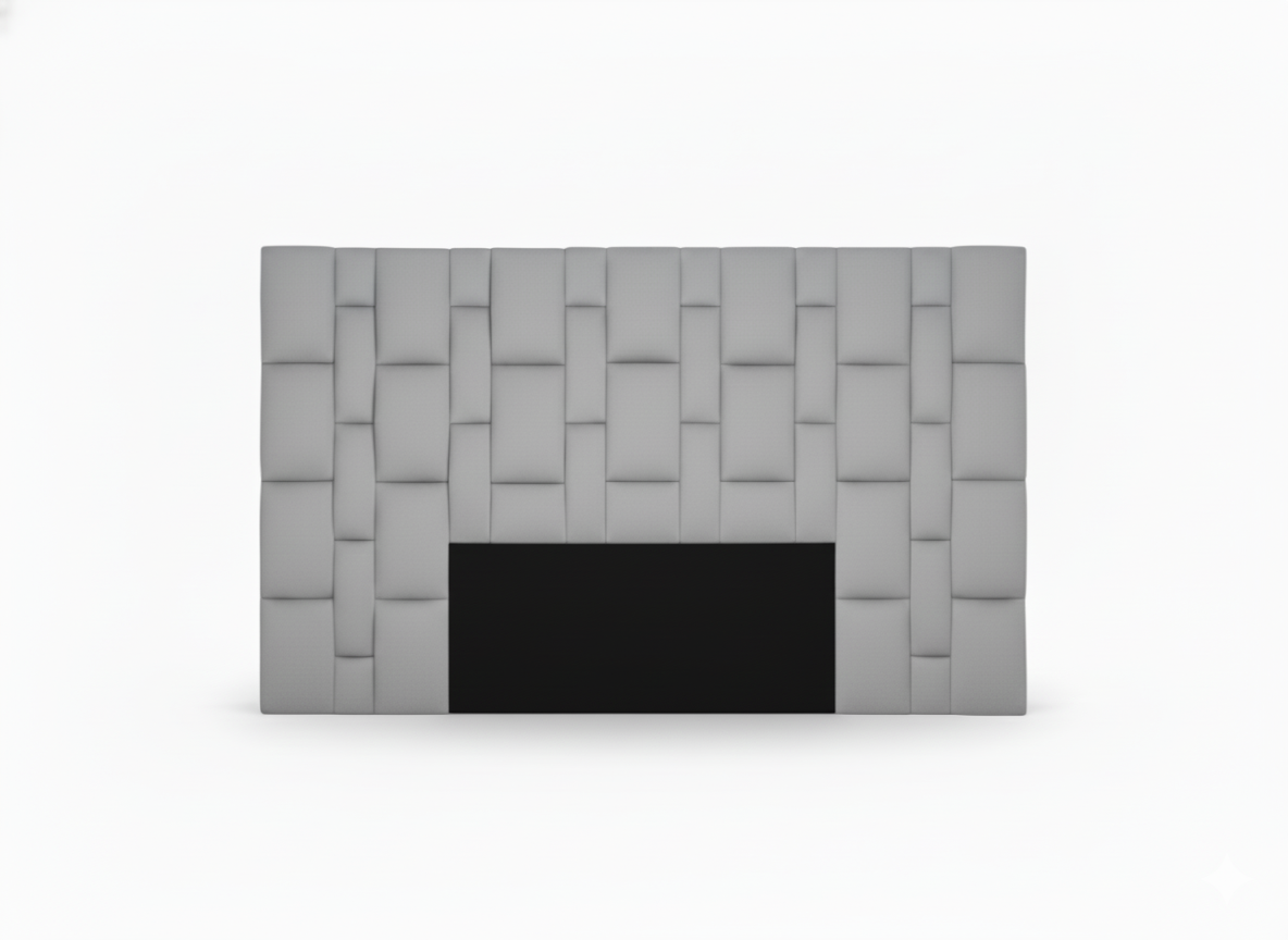 Elegant Velvet Elegant Design Extra Length Headboard